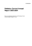 Pollution Control Annual Report 2003-2004 preview