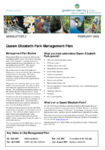 Queen Elizabeth Park Management Plan - Newsletter 2 preview