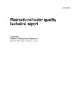 Recreational Water Quality Monitoring Technical Report preview