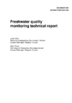 Freshwater Quality Monitoring Technical Report preview