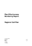 Plan Effectiveness Monitoring Report: Regional Soil Plan preview