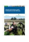 Targeted Groundwater Quality Investigations in the Wairarapa preview