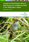 Coastal and freshwater sites of significance for indigenous birds in the Wellington region preview