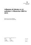 Influence of climate on air pollution in Masterton 2003 to 2015 preview