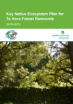Key Native Ecosystem Plan for Te Horo Forest Remnants 2016-2019 preview