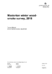 Masterton winter wood smoke survey, 2018 preview