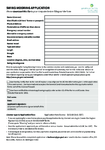 Swing mooring application form preview