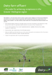 Dairy farm effluent  – the rules for achieving compliance in the  Greater Wellington region preview