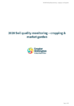Soil quality monitoring 2020 – cropping and market gardening. preview