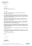 Letter to Chair - Wellington Airport Shares preview