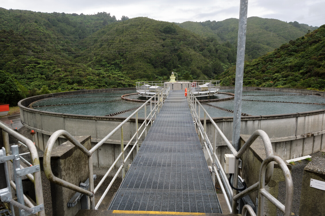 A Clarifier at the Te Mārua drinking/portable water treatment plant