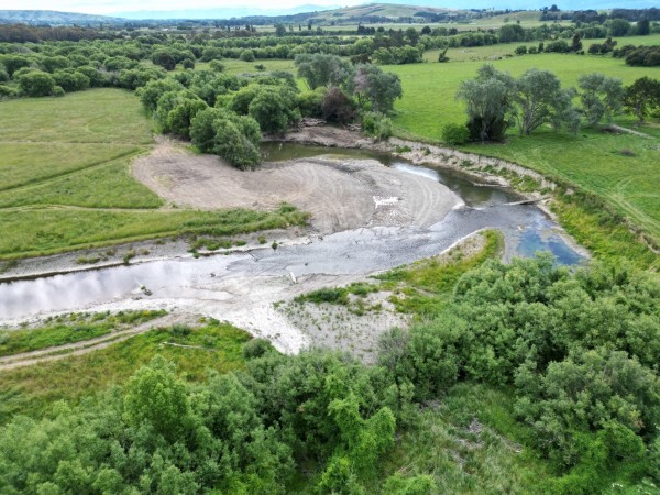Taueru River – after debris removal 